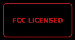 FCC Licensed Common Carrier badge